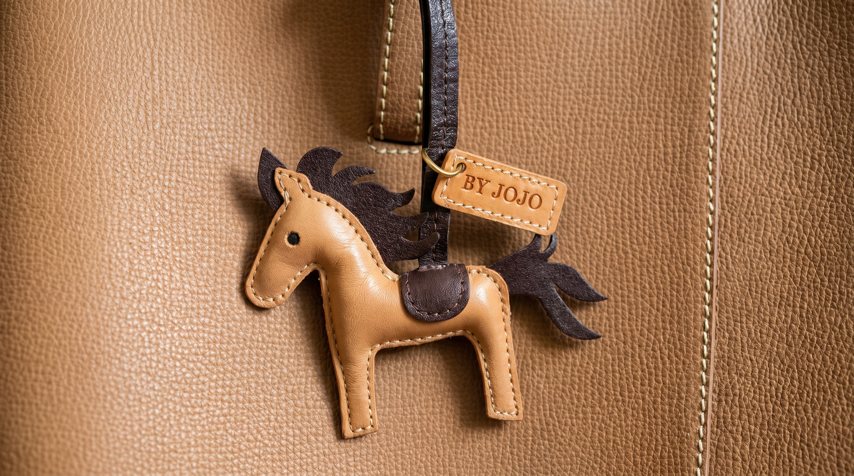 Leather Horse Charm